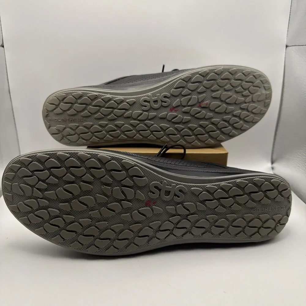 SAS Sporty Lux Walking Shoes Sneakers Women's Size 10 S Black Leather Orthotic